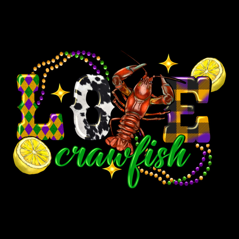 Mardi Gras Love Crawfish Urban Hoodie by FaDigitalArtStudio | Teevron