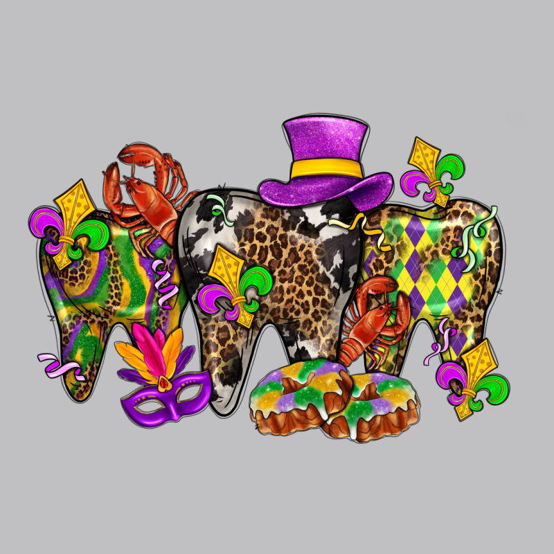 Mardi Gras Dental Long Sleeve Tee by BundleAndBundleShop | Teevron