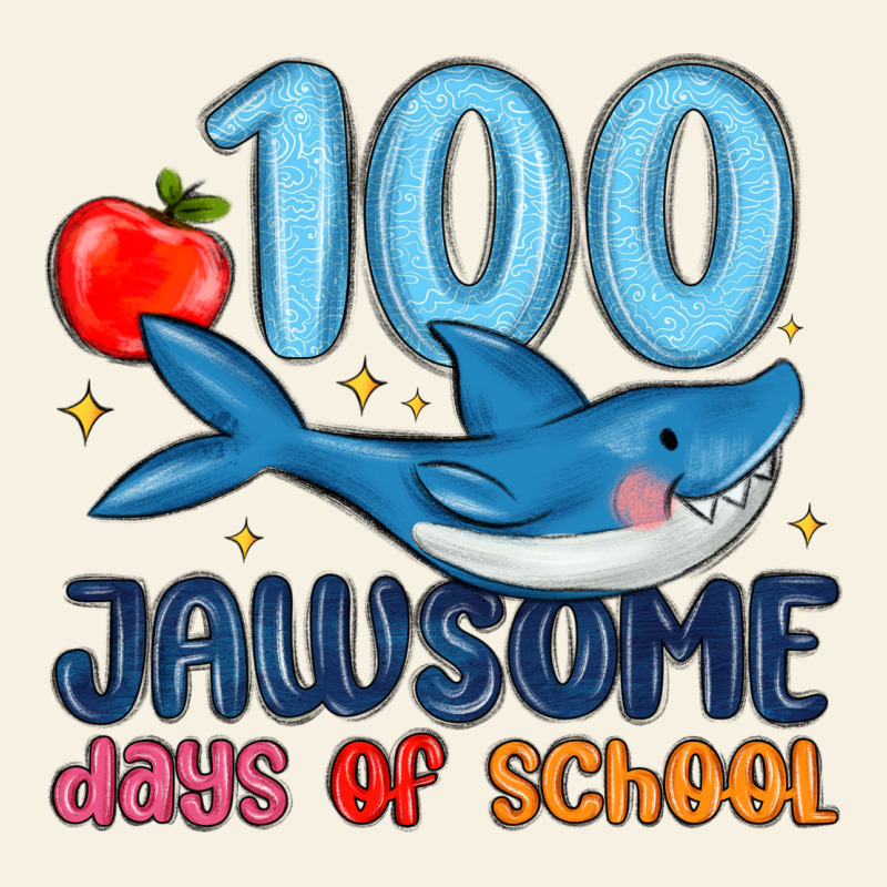 100 Jawsome Days Of School Vintage Tee by MaliasSmallBusiness | Teevron