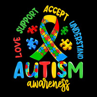 Love Support Accept Understand Autism Awareness Ladies Tee | Teevron