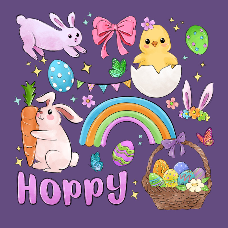 Easter Hoppy Bunny Vintage Hoodie by MaliasSmallBusiness | Teevron