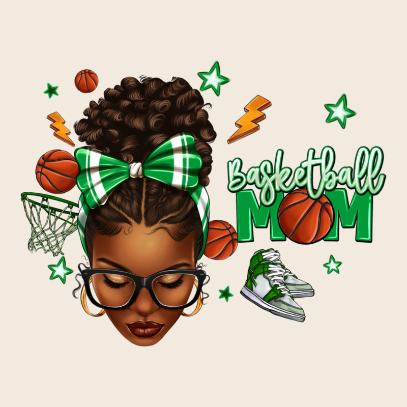 Afro Messy Bun Full Face Basketball Mom Zipper Hoodie by texasbilliewilder | Teevron