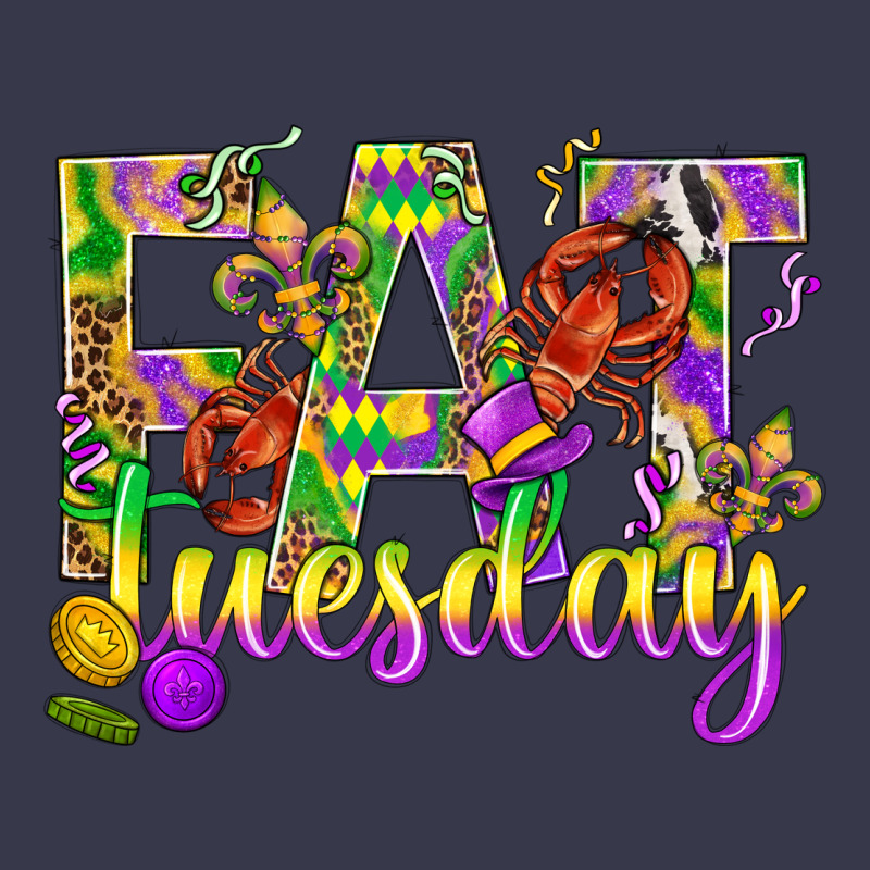 Mardi Gras Fat Tuesday Long Sleeve Tee by BundleAndBundleShop | Teevron