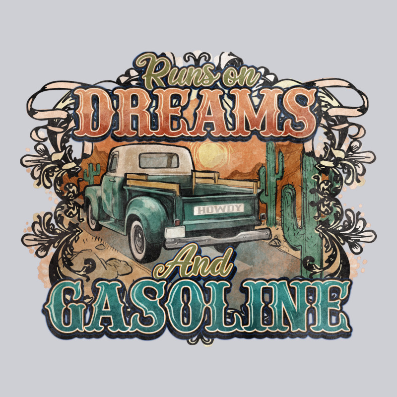 Runs On Dreams And Gasoline Truck Western Classic Tee by NancyCooperArtShop | Teevron