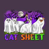 Cat Sheet Ghost Cats Halloween Heavyweight Hoodie | Teevron