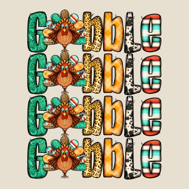 Gobble Till You Wobble Thanksgiving Turkey Urban Heavy Tee by NancyCooperArtShop | Teevron