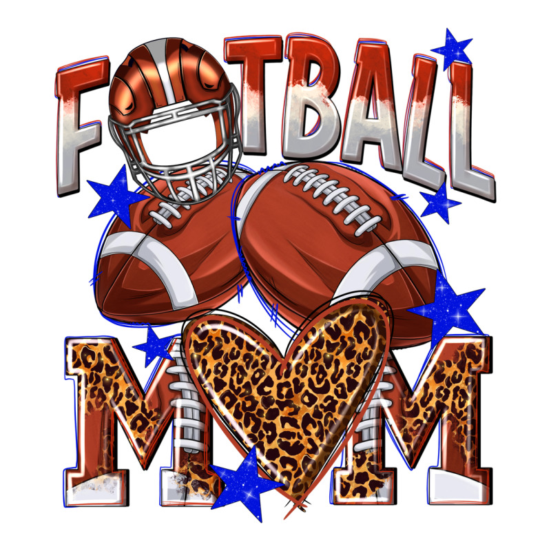 American Football Mom Zipper Hoodie by NancyCooperArtShop | Teevron