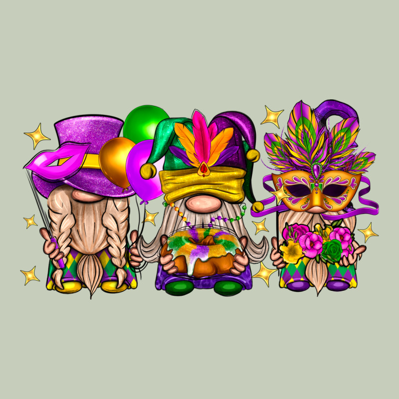 Mardi Gras Gnomies Cakes Flowers And Balloon Long Sleeve Tee by BundleAndBundleShop | Teevron