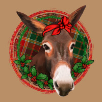Christmas Donkey With Bandana Vintage Hoodie | Teevron