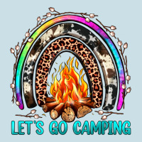 Let's Go Camping Rainbow Ladies Tee | Teevron