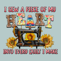 I Sew A Piece Of My Heart Into Every Quilt I Make Heavy Core Tee | Teevron