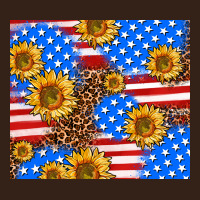 Basic Sunflower And Leopard Heavy Core Tee | Teevron