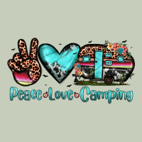 Peace Love Camping Ladies Tee | Teevron