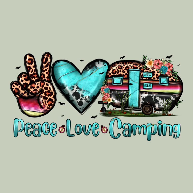 Peace Love Camping Ladies Tee by JahusDesignShop | Teevron