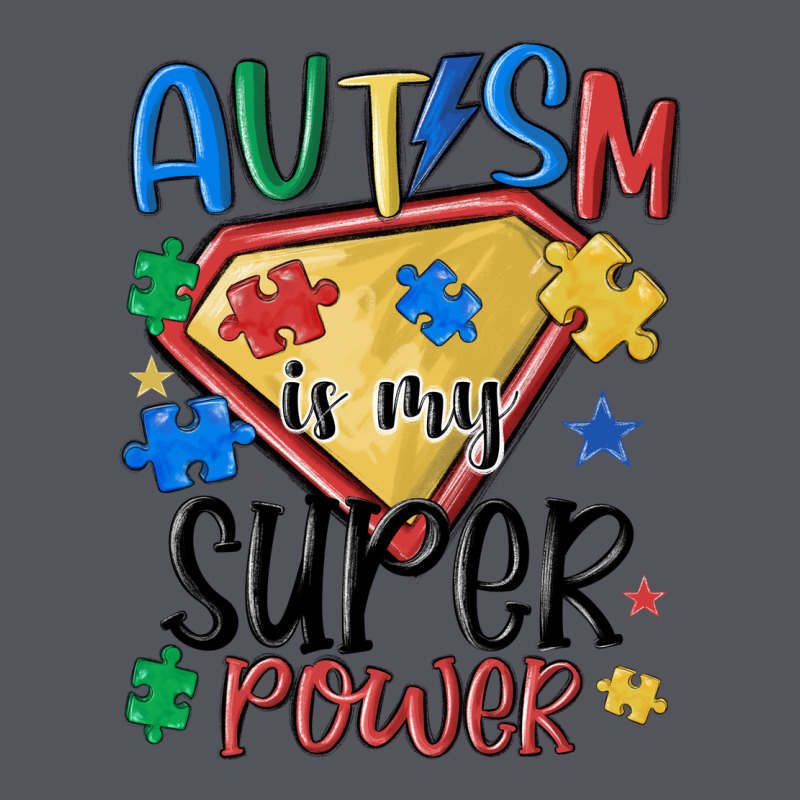 Autism Is My Super Power Vintage Hoodie by MaliasSmallBusiness | Teevron
