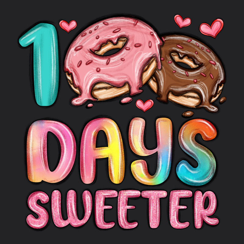 100 Days Sweeter Vintage Tee by MaliasSmallBusiness | Teevron