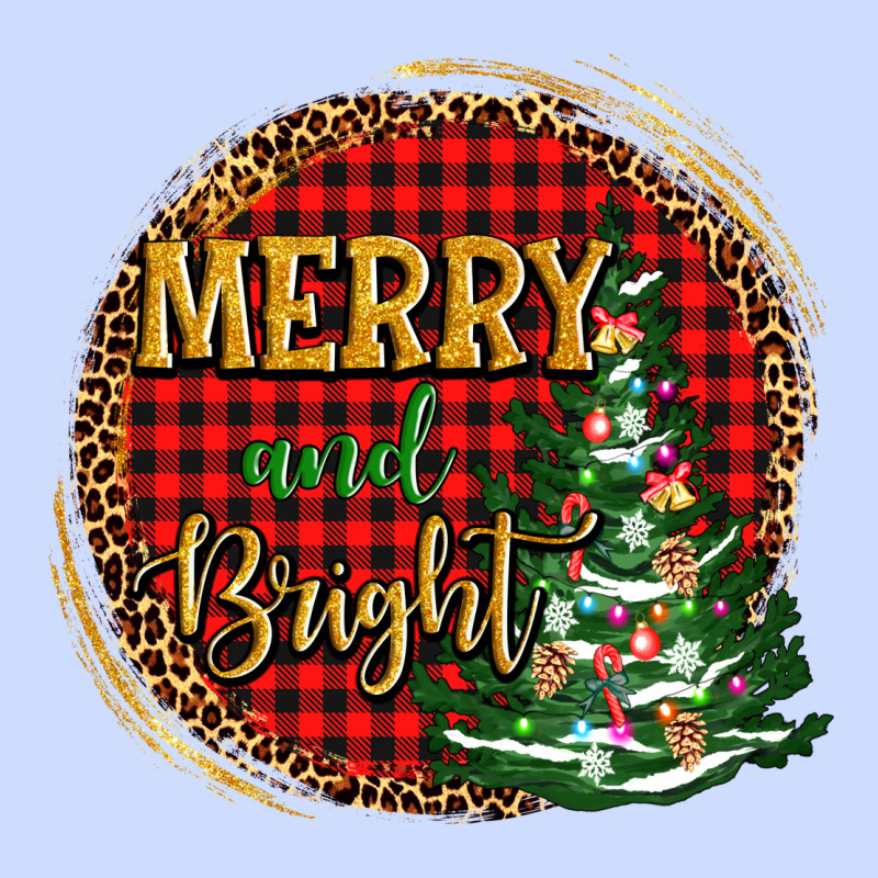 Merry And Bright Christmas Tree Urban Heavy Tee by AdoDesignShop | Teevron