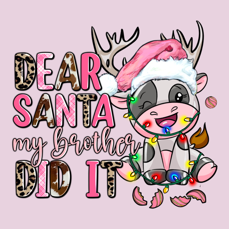 Dear Santa My Brother Did It Ladies Tee by AdoDesignShop | Teevron