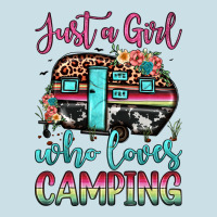 Just A Girl Who Loves Camping Ladies Tee | Teevron