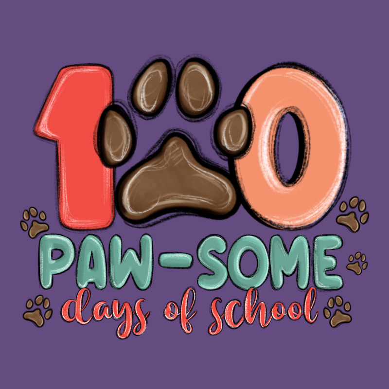 100 Pawsome Days Of School Vintage Hoodie by MaliasSmallBusiness | Teevron