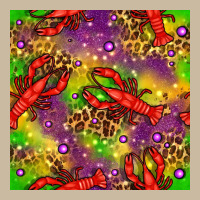 Mardi Gras Lobster Seamless Pattern Long Sleeve Tee | Teevron
