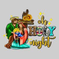 Oh Holy Night With Sunflower And Cross Premium Tee | Teevron