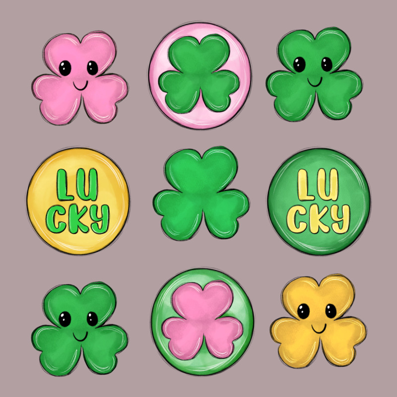 St.patrick's Day Clovers Vintage Hoodie by MaliasSmallBusiness | Teevron