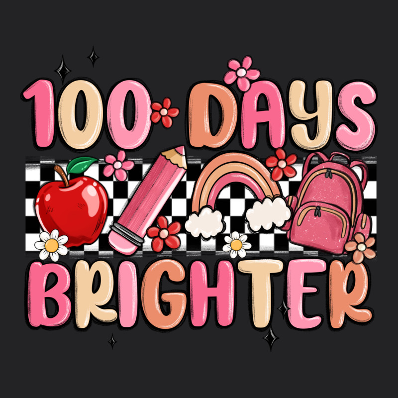 100 Days Brighter Vintage Tee by MaliasSmallBusiness | Teevron