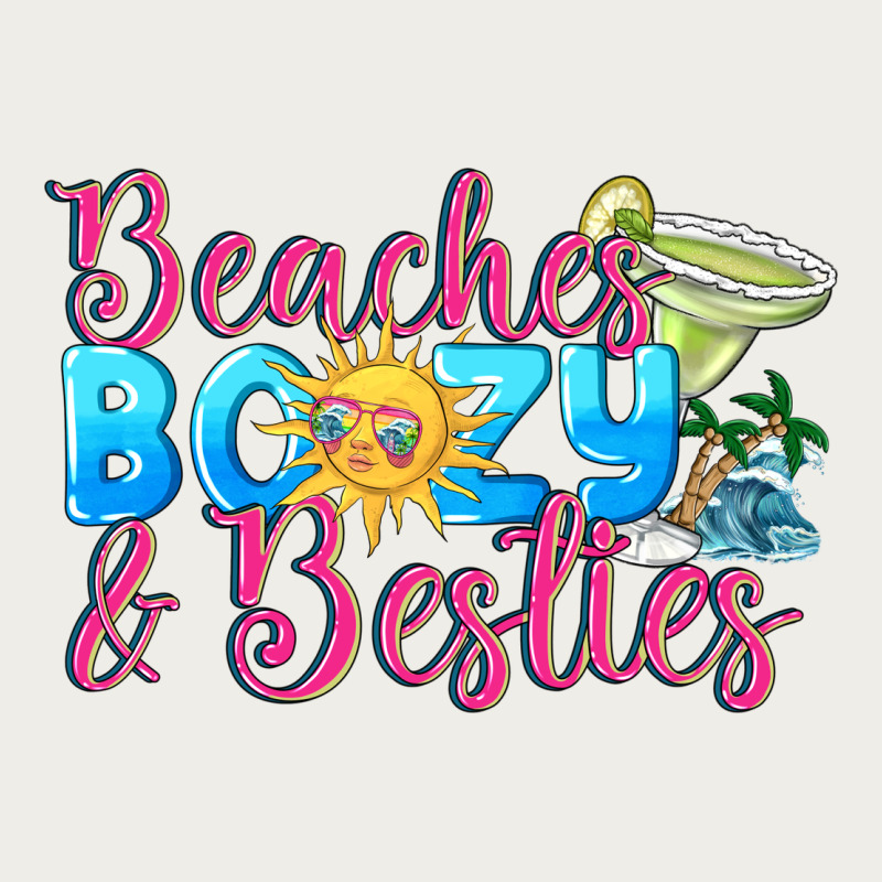 Beaches Boozy Besties Summer Zipper Hoodie by NancyCooperArtShop | Teevron