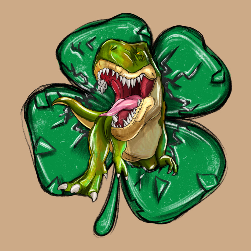 Dinosaur St Patricks Day Vintage Hoodie by MaliasSmallBusiness | Teevron