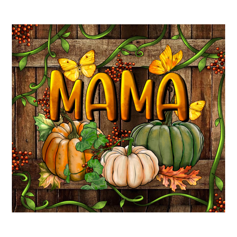 Mama Pumpkin Tumbler Premium Tee by BundleAndBundleShop | Teevron
