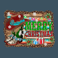 Merry Christmas Western Boots Urban Heavy Tee | Teevron