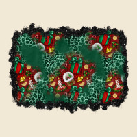 Christmas Gift Box And Leopard Background Ladies Tee | Teevron