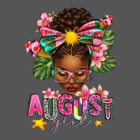 August Girl Afro Woman Summer Zipper Hoodie | Teevron