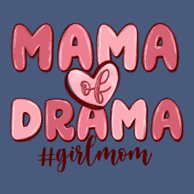 Mama Of Drama Girl Mom Vintage Hoodie by MaliasSmallBusiness | Teevron