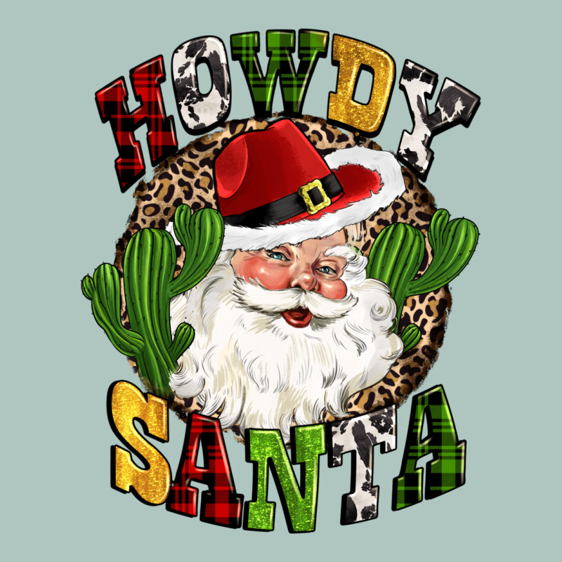 Howdy Santa Western Cactus Christmas Premium Sweatshirt by CowGirlArtShop | Teevron