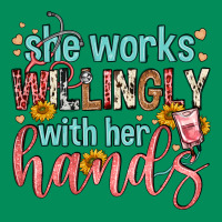 She Works Willingly With Her Hands Urban Hoodie | Teevron