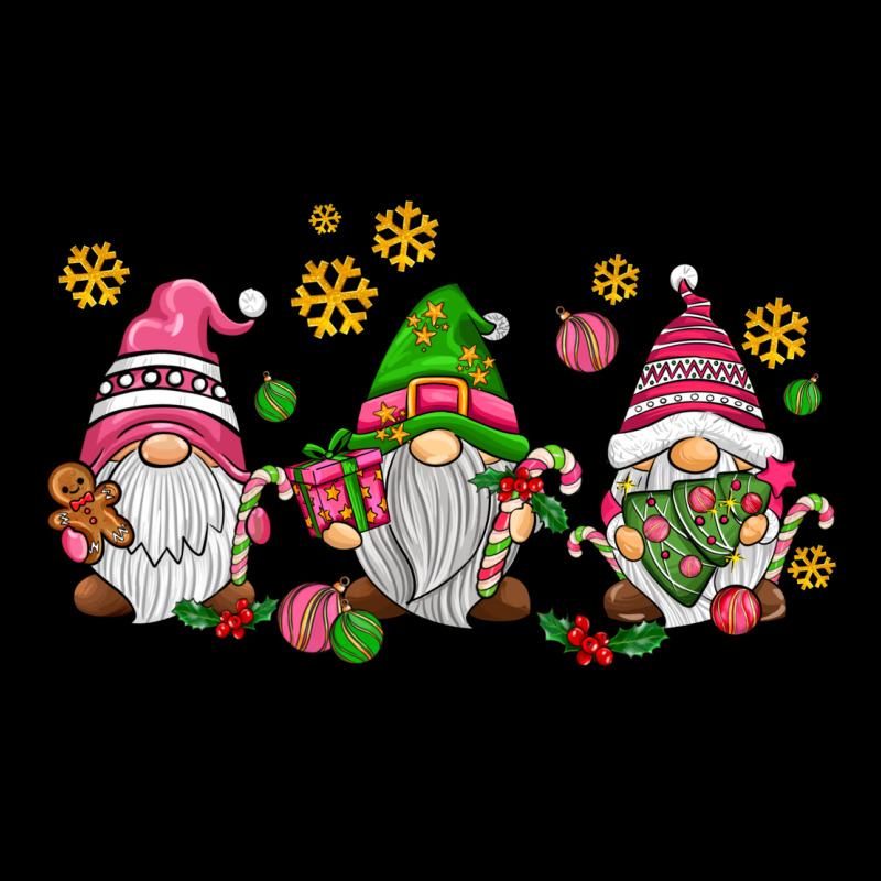 Pink Christmas Gnomies Ladies Tee by AdoDesignShop | Teevron