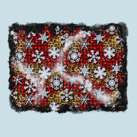 Christmas Snow Crystals Background Ladies Tee | Teevron