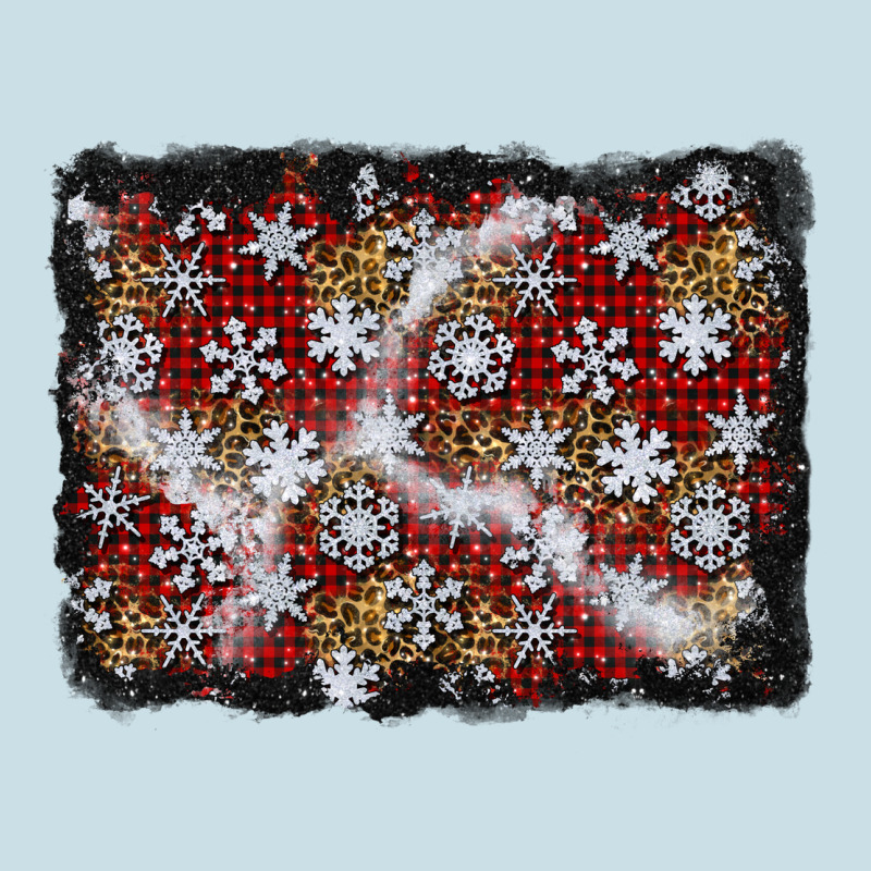 Christmas Snow Crystals Background Ladies Tee by BundleAndBundleShop | Teevron