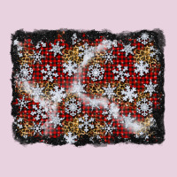 Christmas Snow Crystals Background Ladies Tee | Teevron