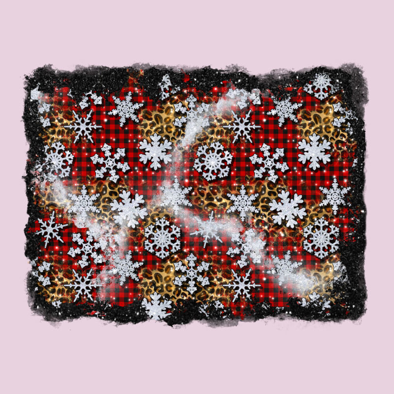 Christmas Snow Crystals Background Ladies Tee by BundleAndBundleShop | Teevron