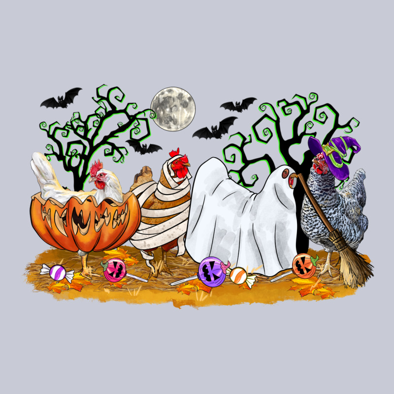 Halloween Chicken Heavyweight Hoodie by CowGirlArtShop | Teevron