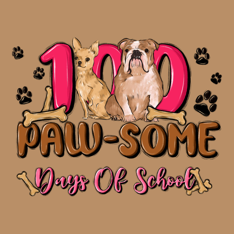 100 Paw Some Days Of School Vintage Hoodie by MaliasSmallBusiness | Teevron