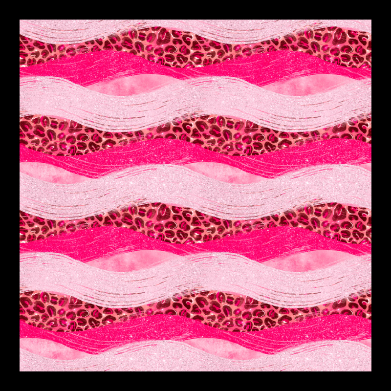 Valentines Day Glitter And Leopard Seamless Pattern Ladies Tee by BundleAndBundleShop | Teevron