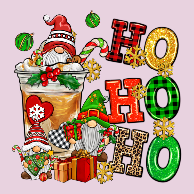 Ho Ho Ho Christmas Latte With Gnomies Ladies Tee by AdoDesignShop | Teevron