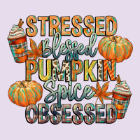 Stressed Blessed Pumpkin Spice Obsessed Premium Hoodie | Teevron