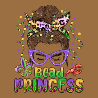 Bead Princess Messy Bun Mardi Gras Vintage Tee | Teevron