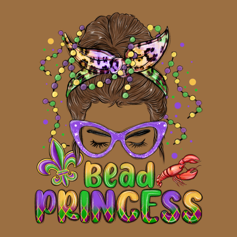 Bead Princess Messy Bun Mardi Gras Vintage Tee by MaliasSmallBusiness | Teevron