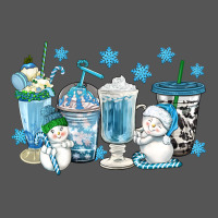 Winter Snowman Coffee Cups Zipper Hoodie | Teevron